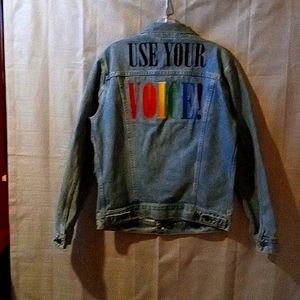 Levi's "USE YOUR PRIDE!" Pride Jean Jacket.